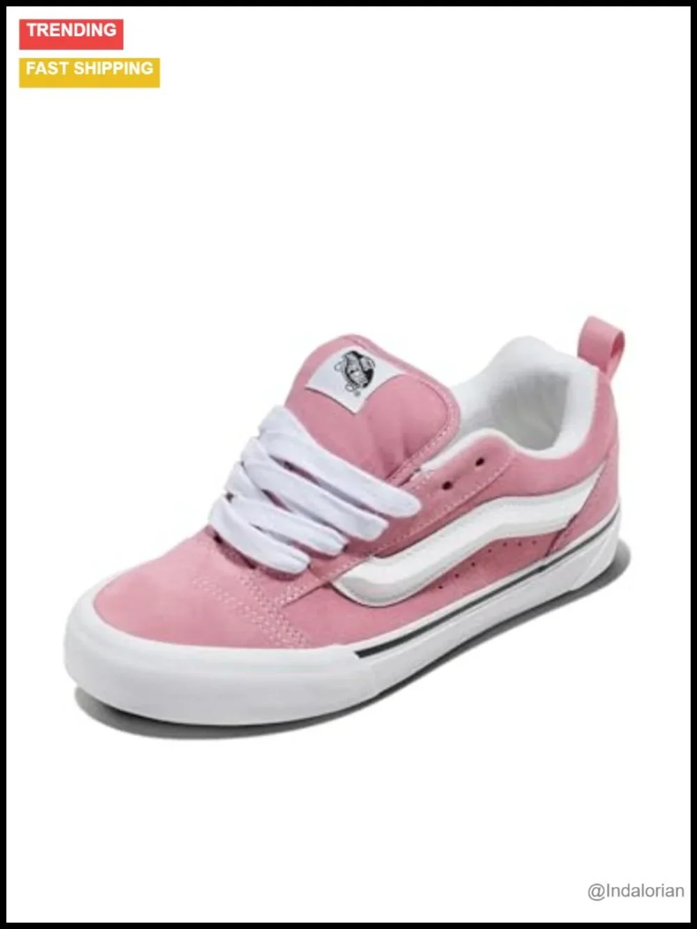 Vans Knu Skool Sneakers - Puffy '90s Retro Low-Top, Leather & Canvas, Lace-Up